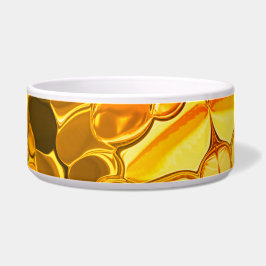 Rounded Formen in goldener Farbe, glänzend sehr go Napf