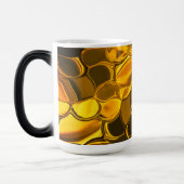 Rounded Formen in goldener Farbe, glänzend sehr go Verwandlungstasse (Links)