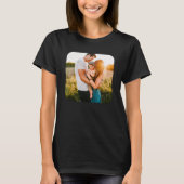 Rounded Foto Template Frauen TShirt (Vorderseite)