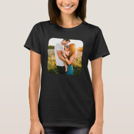 Rounded Foto Template Frauen TShirt
