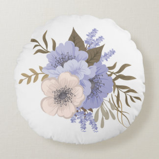 Rounded Pillow Spring Blumen Rundes Kissen