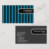 RoundEdge Tag - Aztec Muster - Sky Blue (Vorne/Hinten)