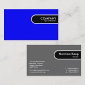 RoundEdge-Tag - Blau Visitenkarte (Vorne/Hinten)