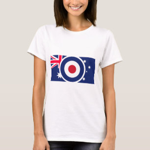 Roundel Australien Ziel-Roller-Art T-Shirt