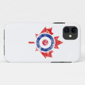 Roundel Canada Curling Hockey Target Grunge Ice Case-Mate iPhone Hülle (Rückseite (Horizontal))