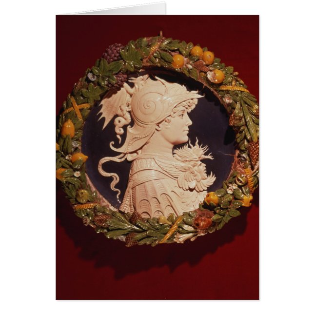 Roundel, das ein Profilporträt trägt (Vorne)