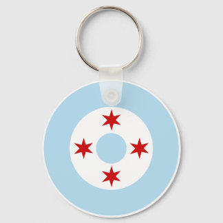 Roundel der Chicago Air Force (Fighter Wing) Schlüsselanhänger