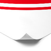 Roundel der tunesischen Luftwaffe Poster (Ecke)