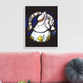 Roundel des Propheten Isaiah Leinwanddruck (Insitu (Wohnzimmer))