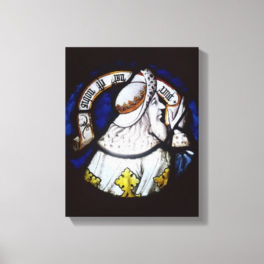 Roundel des Propheten Isaiah Leinwanddruck (Vorderseite)