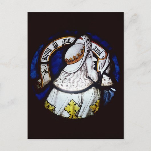 Roundel des Propheten Isaiah Postkarte (Vorderseite)