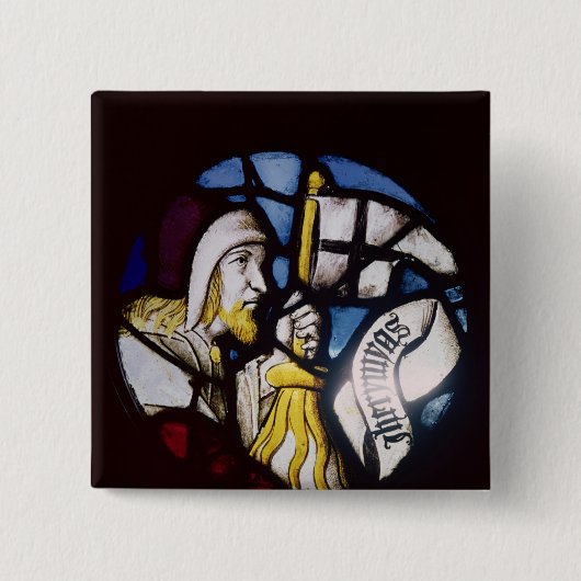 Roundel des Prophets Jeremias, 15. Jahrhundert Button (Vorderseite)