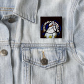 Roundel des Prophets Jesaja Button (Beispiel)