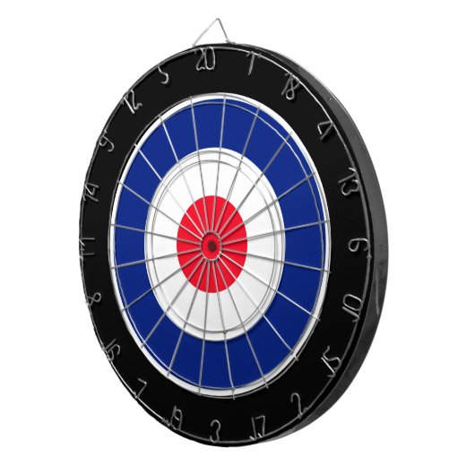 Roundel Graphic on Black Dartscheibe (Vorderseite rechts)