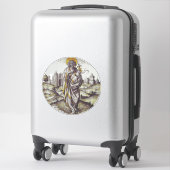 Roundel mit Saint John The Baptist Aufkleber (Koffer)