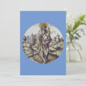Roundel mit Saint John The Baptist Einladung (Stehend Vorderseite)