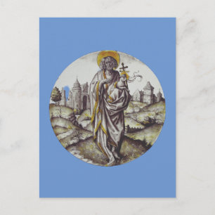 Roundel mit Saint John The Baptist Postkarte