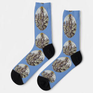 Roundel mit Saint John The Baptist Socken