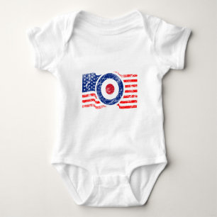 Roundel Mods USA Ziel Scooter Baby Strampler