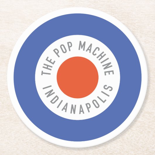 Roundel Party Untersetzer (Vorderseite)