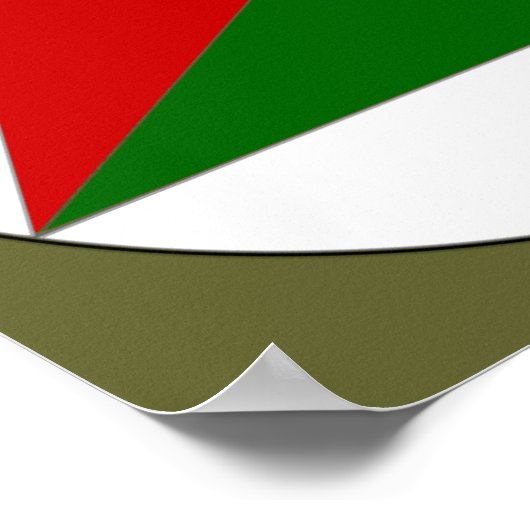 Roundel Poster der afghanischen Luftwaffe (Ecke)