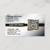 Roundel-Symbol-Drohne Visitenkarte (Rückseite)