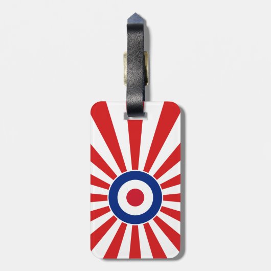 Roundel Target Mod JAPAN Zielmotorroller Gepäckanhänger (Rückseite vertikal)
