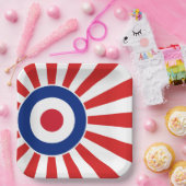 Roundel Target Mod JAPAN Zielmotorroller Pappteller (Party)