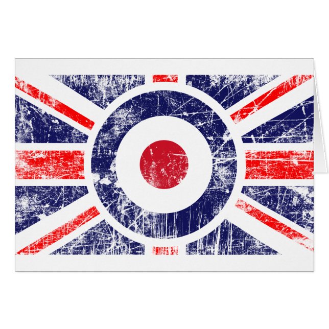 Roundel Target Mod UK Ziel Union Jack (Vorderseite (Horizontal))