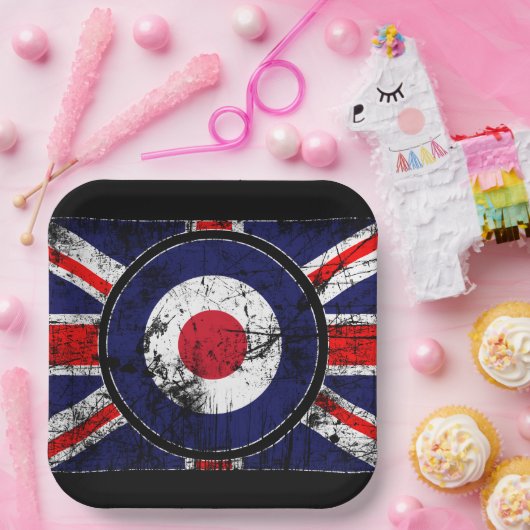 Roundel Target Mod UK Ziel Union Jack Pappteller (Party)
