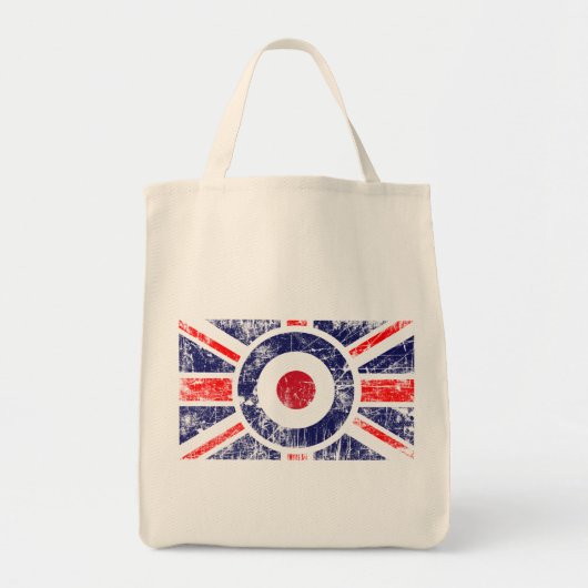 Roundel Target Mod UK Ziel Union Jack Tragetasche (Vorne)