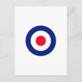 Roundel Target Symbol Graphic Postkarte (Vorderseite)