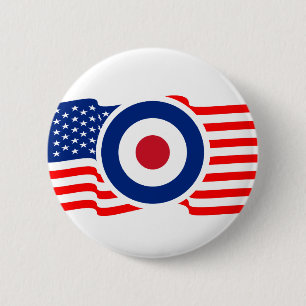 Roundel USA Target Graphic Button