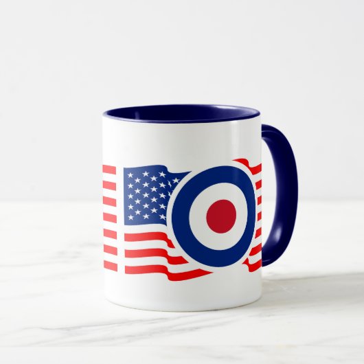 Roundel USA Target Graphic Tasse (VorderseiteRechts)