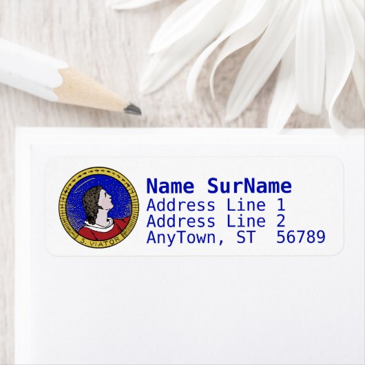 Roundel von St Viator von Lyon, Katechist (LD 01) (Insitu)