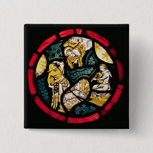 Roundel, welches die Ankündigung zu den Schäfern Button (Vorderseite)
