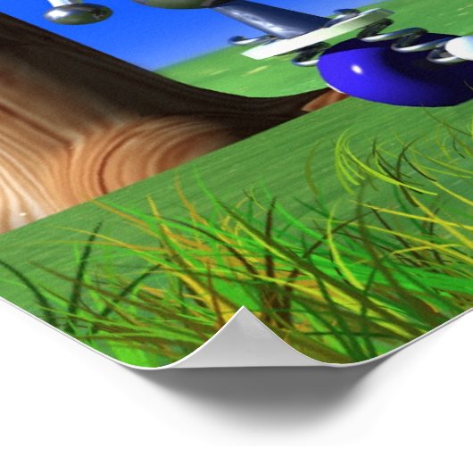 ROUNDER AUF EINEM WORM POSTER (Ecke)