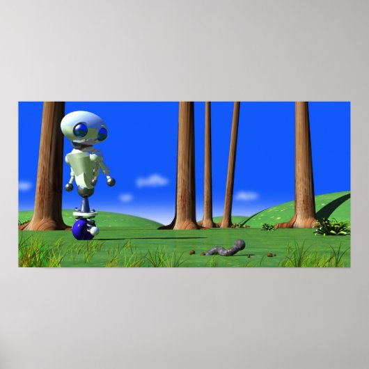 ROUNDER AUF EINEM WORM POSTER (Vorne)