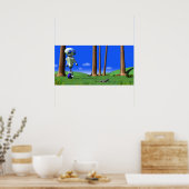 ROUNDER AUF EINEM WORM POSTER (Küche)