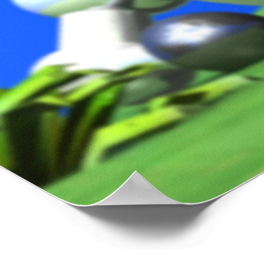 ROUNDER MIT BLICK AUF LADYBUG POSTER (Ecke)