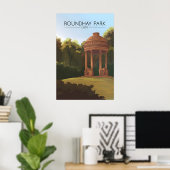 Roundhay Park Leeds Reiseplakat Poster (Heimbüro)