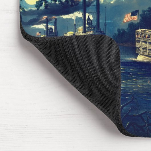"Rounding a Bend" auf dem Mississippi: Mousepad (Ecke)