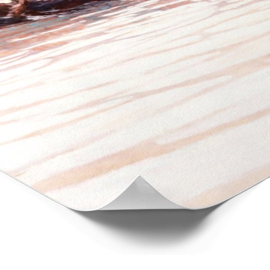 Rounding Up Western Art von NC Wyeth Poster (Ecke)