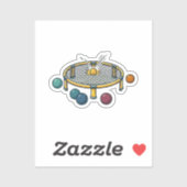 Roundnet Aufkleber (Blatt)