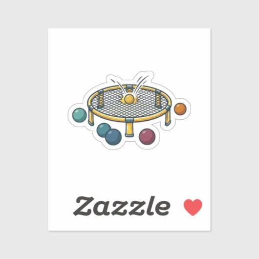 Roundnet Aufkleber (Blatt)