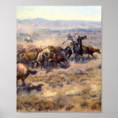 Roundup 1913 - Charles Marion Russell Poster (Vorne)