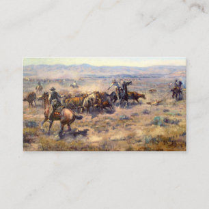 Roundup 1913 - Charles Marion Russell Visitenkarte