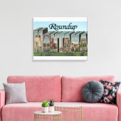 Roundup, Montana Leinwanddruck (Insitu (Wohnzimmer))