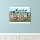 Roundup, Montana Leinwanddruck (Insitu (Holzboden))