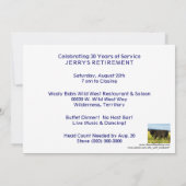 Roundup Time! Heilige Kuh - Western Party Einladung (Rückseite)